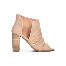 Botas de tornozelo femininas de camurça 42 douradas salto peep toe tamanho 9,5 comprar usado  Enviando para Brazil