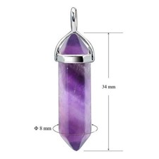 Natural amethyst pendant for sale  South El Monte