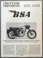 Bsa motor sports for sale  LEICESTER