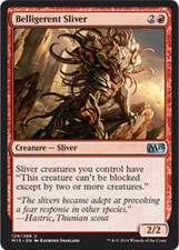 Mtg belligerent sliver usato  Bari