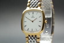 Vintage 1991 Omega De Ville Ref.395.0877.2 Relógio Mostrador Romano Branco [Exc+4] comprar usado  Enviando para Brazil