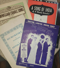 Vintage piano sheet for sale  Dexter