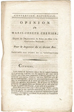 Révolution opinion chenier d'occasion  Versailles