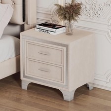Drawer nightstand metal for sale  USA