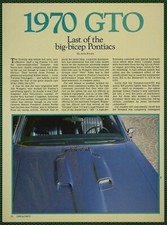 Pontiac 1970 gto for sale  Granite Falls