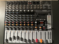 Behringer Xenyx X1222USB 16 entradas 2/2 barramentos mixer com pré-amplificadores e composições de microfone XENYX comprar usado  Enviando para Brazil