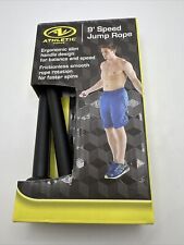  Athletic Works corda de salto de velocidade corda lisa rotação cabo fino preto comprar usado  Enviando para Brazil