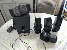Używany, System głośników dźwięku przestrzennego Logitech X-540 5.1 z subwooferem na sprzedaż  Wysyłka do Poland