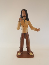 Arte popular vintage esculpida em madeira Tiny Tim artista Ed Ambrose, usado comprar usado  Enviando para Brazil