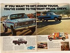 1977 Chevrolet Truck Fleet Step Side Caravan Luv Blazer Impressão Anúncio comprar usado  Enviando para Brazil