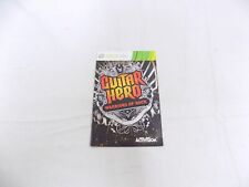 Guitar Hero Warriors of Rock Xbox 360 somente manual de instruções comprar usado  Enviando para Brazil