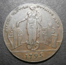 Halfpenny token richardson for sale  WORTHING