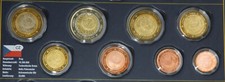 Używany, REPUBLIKA CZESKA PEŁNY ZESTAW PRÓBNEJ PRÓBKI EURO SONDA ESSAI, ZAWIERA DWA BIMETALE  na sprzedaż  PL