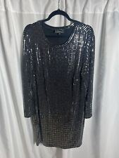 Vestido de festa Morgan & Co. feminino mini manga longa plus size 2XL formal lantejoulas  comprar usado  Enviando para Brazil