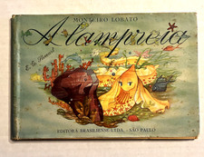 A LAMPREIA MONTEIRO LOBATO 1947 BRAZIL PORTUGUESE MOVING CHILDRENS BOOK RARE comprar usado  Enviando para Brazil