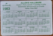 Calendarietto allen hallmark usato Calendarietto allen hallmark usato  Forli