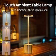 Classic Table Lamp USB Rechargeable Night Light Stepless Dimming Touch Desk Lamp, usado comprar usado  Enviando para Brazil