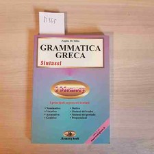 Grammatica greca sintassi usato  Vaiano Cremasco