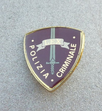 Distintivo vetrificato polizia usato  Italia