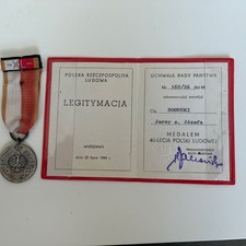 Medal 40th anniversary for sale  LONDON