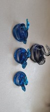 Blue glass swan for sale  ASHBOURNE
