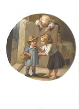 Antique chromo cutout d'occasion  Expédié en Belgium