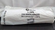 White disposable aprons for sale  NEWCASTLE UPON TYNE