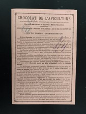 .1897 prospectus chocolat d'occasion  Le Thor