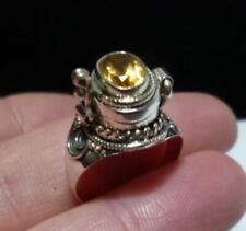 Sterling silver citrine for sale  WESTON-SUPER-MARE