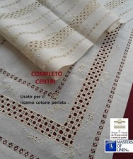 Centri lino ricamo usato  Novoli