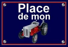 Plaque place tracteur d'occasion  Paris I