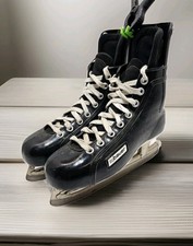Patins vintage Bauer Black Panther, tamanho 7 - Fabricados no Canadá - Lâmina principal comprar usado  Enviando para Brazil