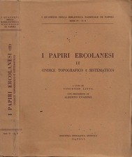 Papiri ercolanesi. vol. usato Papiri ercolanesi. vol. usato  Italia