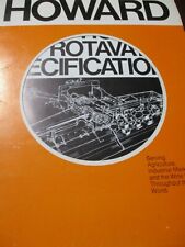 Howard equipment brochures for sale  Eau Claire