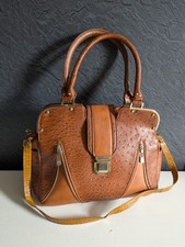 Ostrich leather handbag for sale  CARLUKE