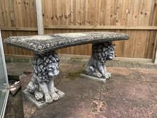Lion curved bench for sale  UK