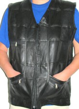 Leder weste fell gebraucht kaufen  Hameln