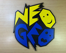 TAMANHO GRANDE - Placa de logotipo Neo Geo em madeira - Tela de parede - aes mvs cd cz snk comprar usado  Enviando para Brazil