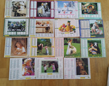 Lot calendriers poste d'occasion  Saint-Etienne