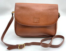 Autêntica bolsa de ombro Burberry vintage couro marrom NS060568 comprar usado  Enviando para Brazil