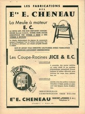Publicité ancienne meule d'occasion  France