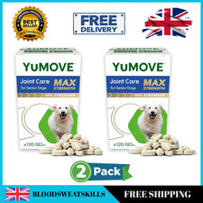 Pacote com 2 Suplementos Articular YuMOVE Senior Dog MAX Strength - 240 Comprimidos comprar usado  Enviando para Brazil