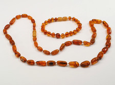 Antiker bernsteinschmuck kette gebraucht kaufen  Babenhausen