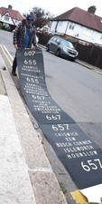 London trolleybus destination for sale  EDGWARE