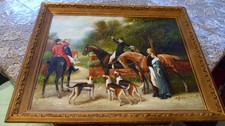 Antique signed oil for sale  Denver