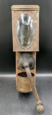 Moinho de café antigo 1900 montado na parede moedor manual ferro fundido e estanho vintage  comprar usado  Enviando para Brazil