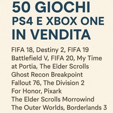 Videogiochi ps4 xboxone usato  Oliena