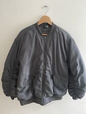 Grey ruched bomber for sale  SWINDON