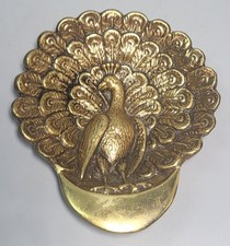 Vintage brass peacock for sale  GLENROTHES