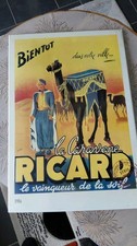 Plaque publicitaire ricard d'occasion  Beauvais